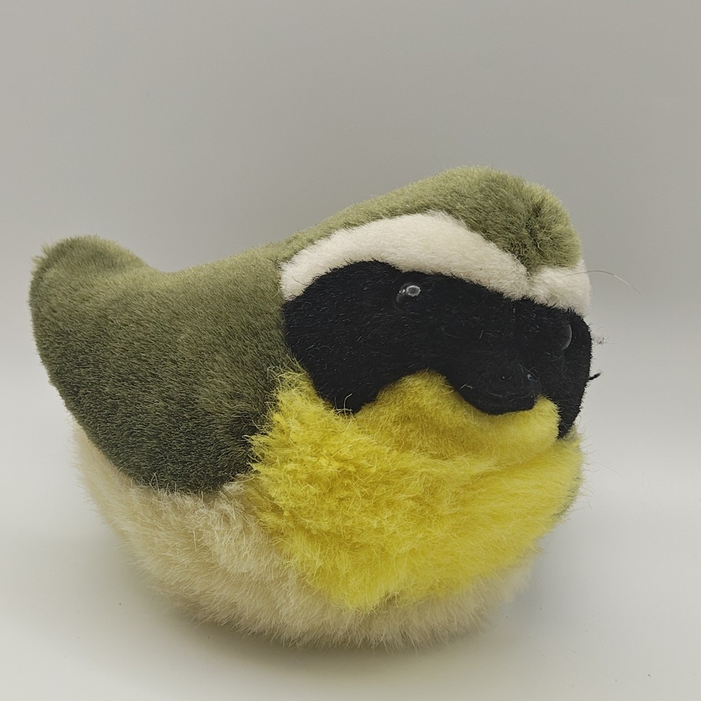 Wild Republic Audubon K&M Common Yellowthroat Plush Toy Bird Sound F22